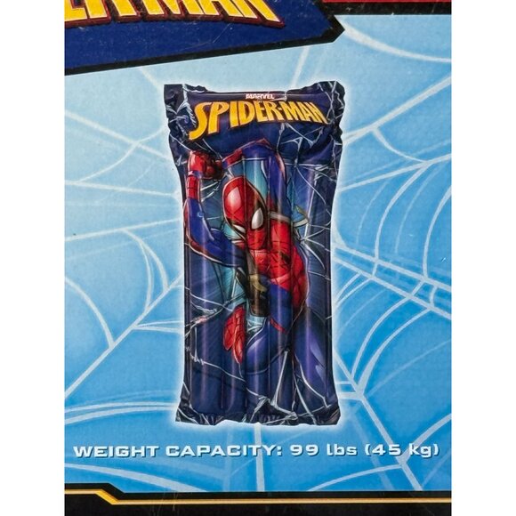 Marvel Spider-Man Swim Raft Inflatable Pool Float for Kids 41"x19" – New - Picture 3 of 3